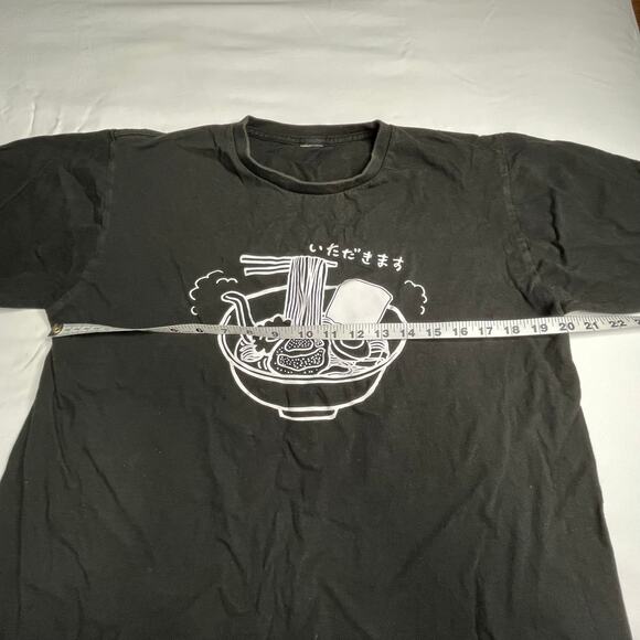 MARI | Black M Ramen Japanese Inspired Anime Soup Noodles Quirky T Shirt - Picture 3 of 5